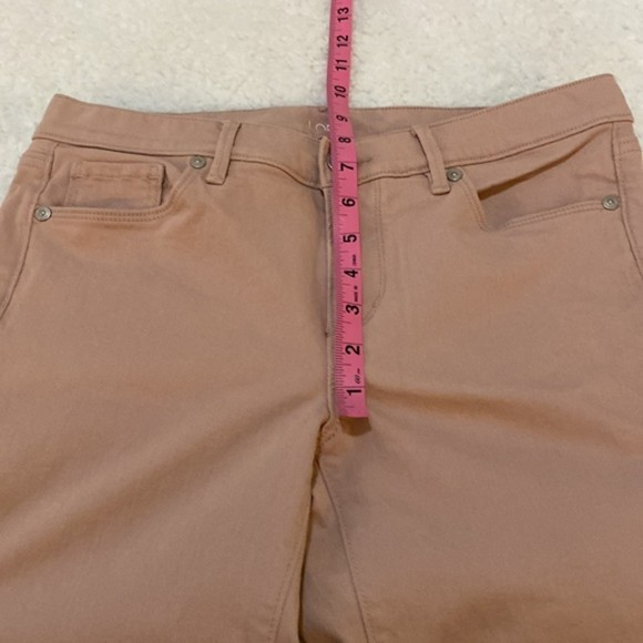 Loft Jeans Jegging Womens 8 Petite Ankle Cropped Stretchy Pink Spring Summer - Picture 9 of 11